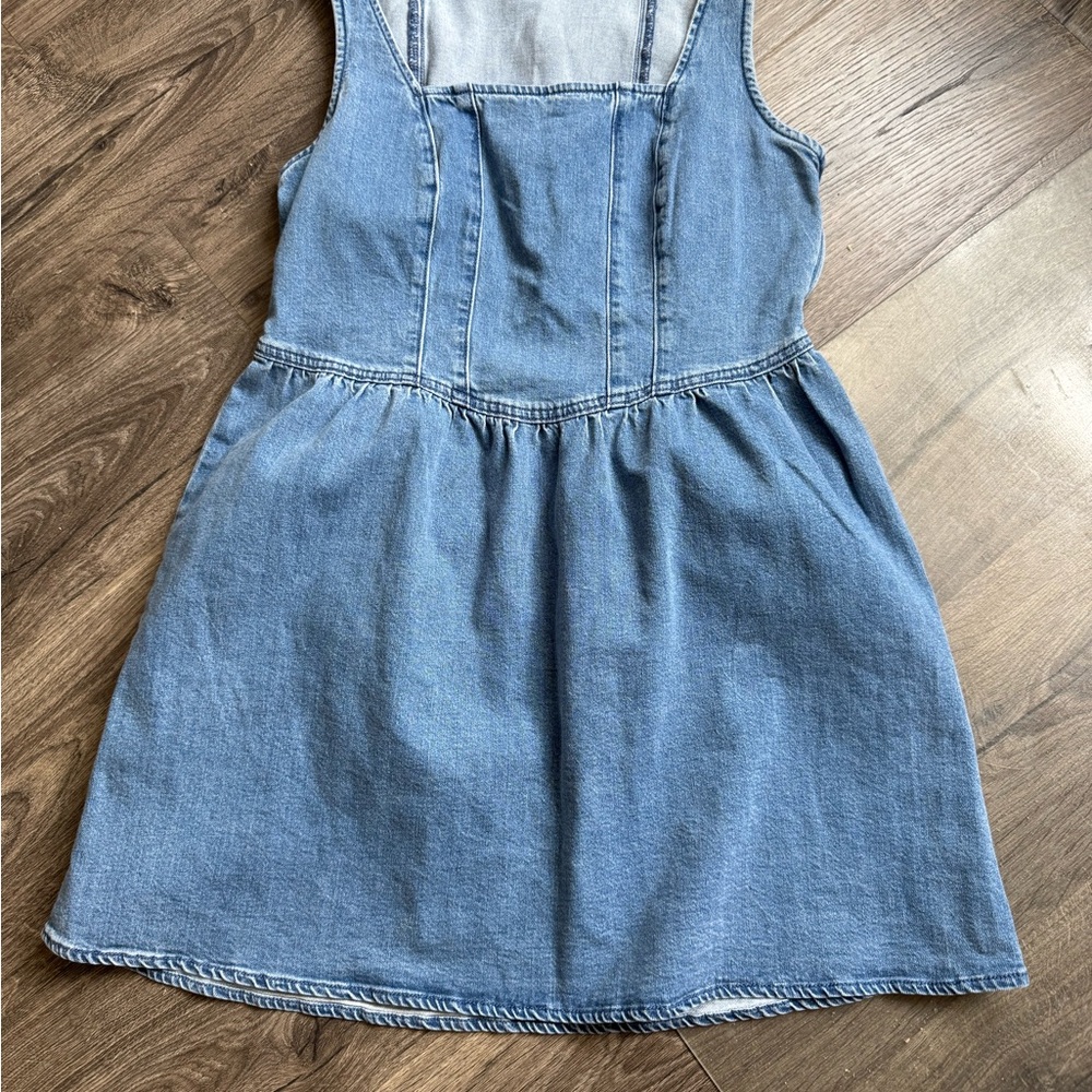 Stylish Blue Denim Dress
